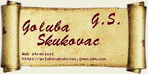 Goluba Skukovac vizit kartica